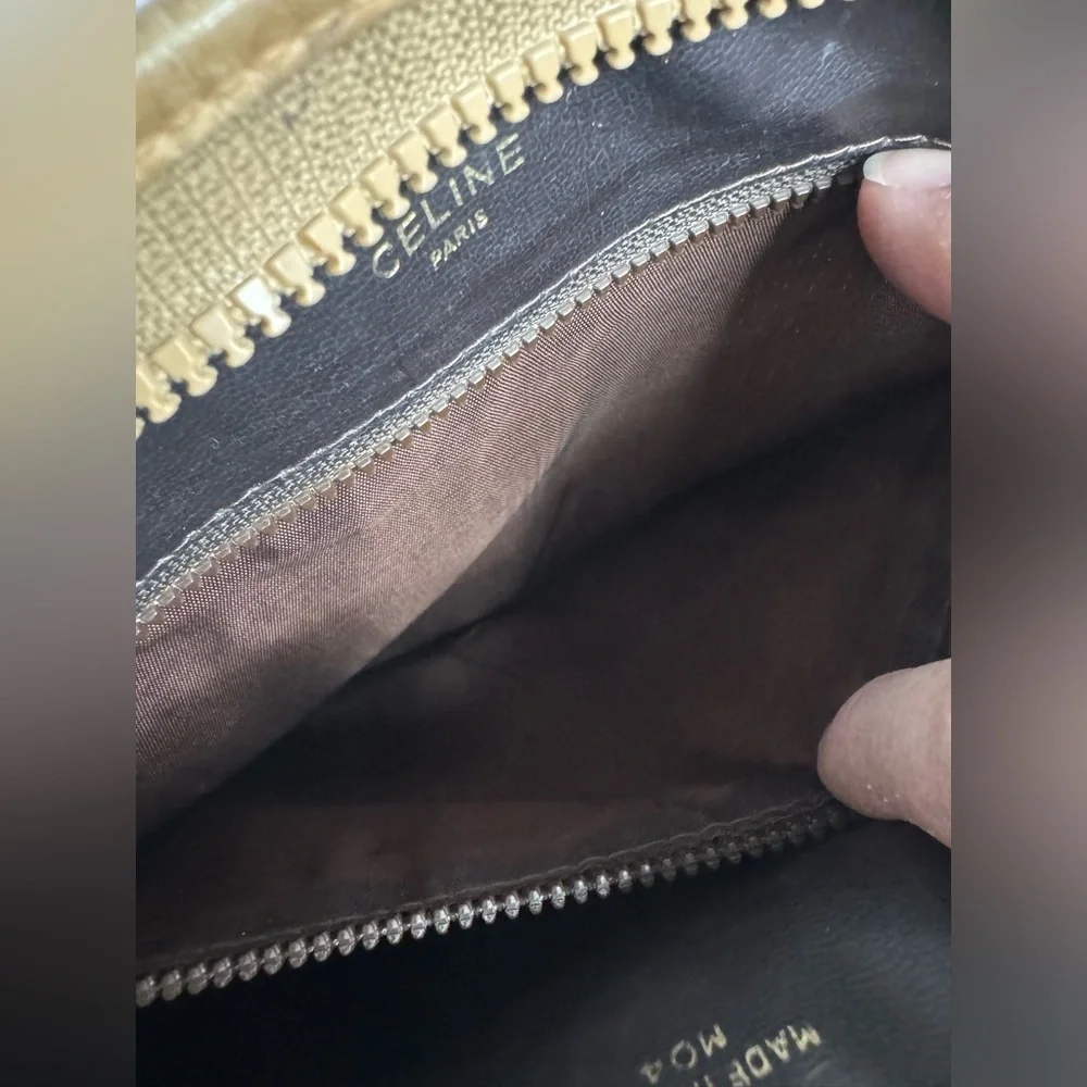 Celine Vintage Macadam Triomphe Clutch Pouch - Picture 14 of 16